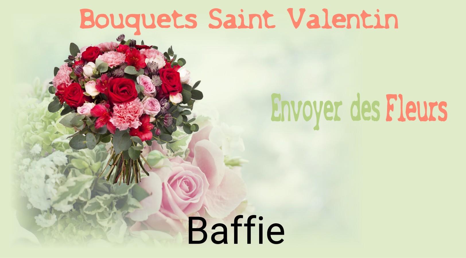 Roses de Saint-Valentin livrées à Baffie